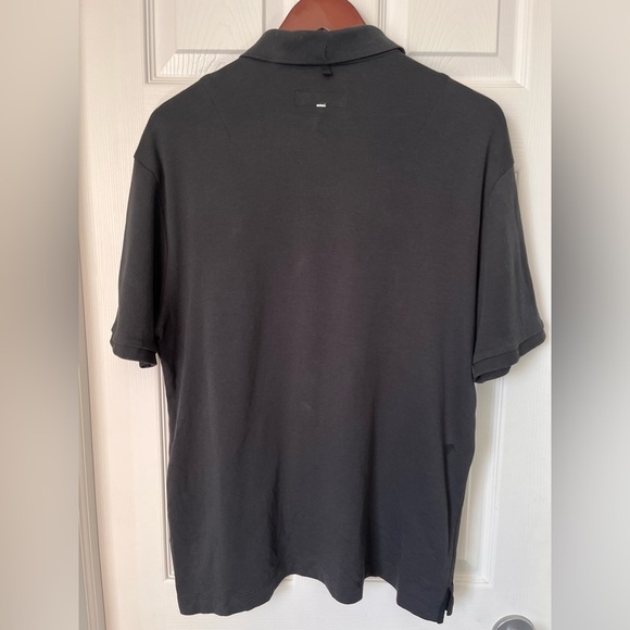 Mens Rag & Bone Pima Cotton SS Polo Shirt Large - Picture 4 of 9